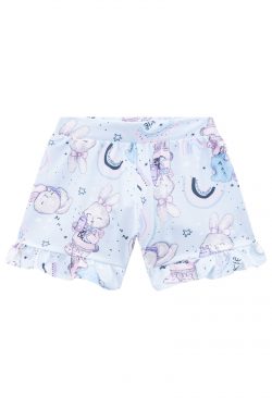 Alternative view of Pijama Short Bunny (blanca)