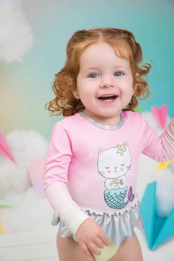 Traje de Baño Gatisirena Rosa/amarillo