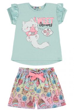 Pijama conjunto Mint con Bata para Muñeca