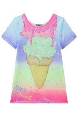 Salida de playa multicolor