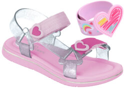 Sandalia Manu new Rosa plata