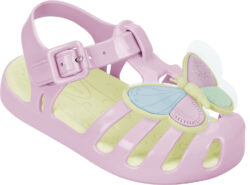 Sandalias Baby lila mariposa