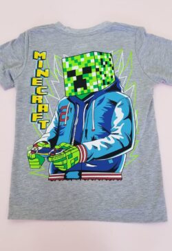 Tshirt Minecraft Gris