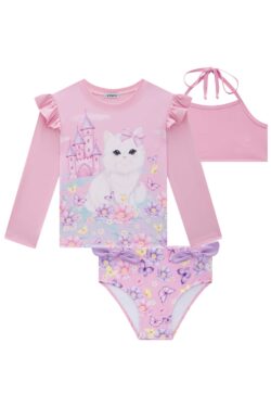 Traje de baño castillo  (3 piezas)