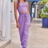 Conjunto teen morado