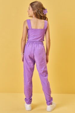 Alternative view of Conjunto teen morado