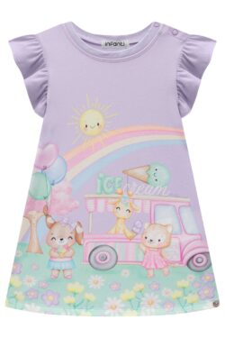 Vestido baby lila