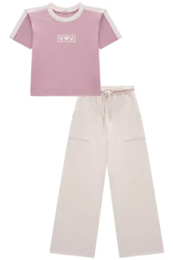 Alternative view of Conjunto teen pink