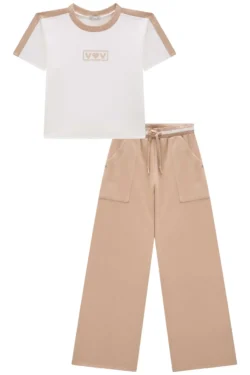 Conjunto teen beige