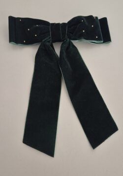 Lazo verde gamuza